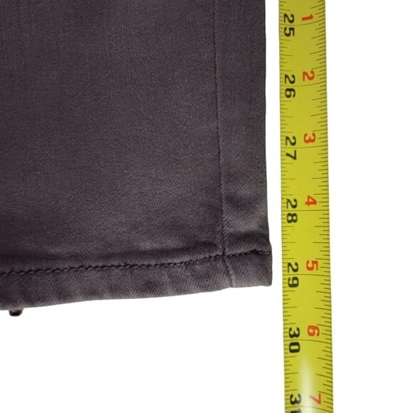 Anthropologie Pilcro Letterpress Skin Jeans Size 26 28X29 Gray Zip Ankle - Picture 10 of 13